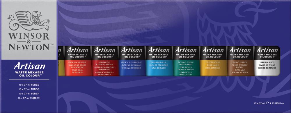 [73.1497] Set of water-based Artisan oil paints 10x37ml