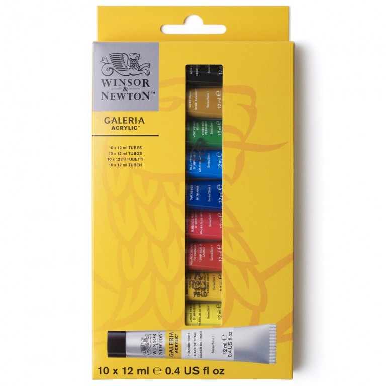 [73.2299] Galeria acrylic paint set 10x12ml