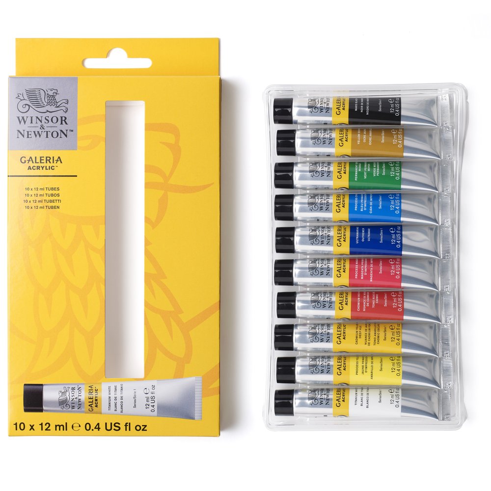 [73.2299] Galeria acrylic paint set 10x12ml