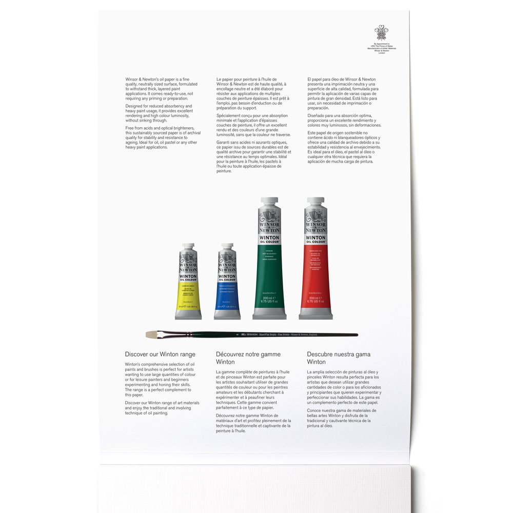 [73.7263] Pad for Winsor Newton A3 oil paints