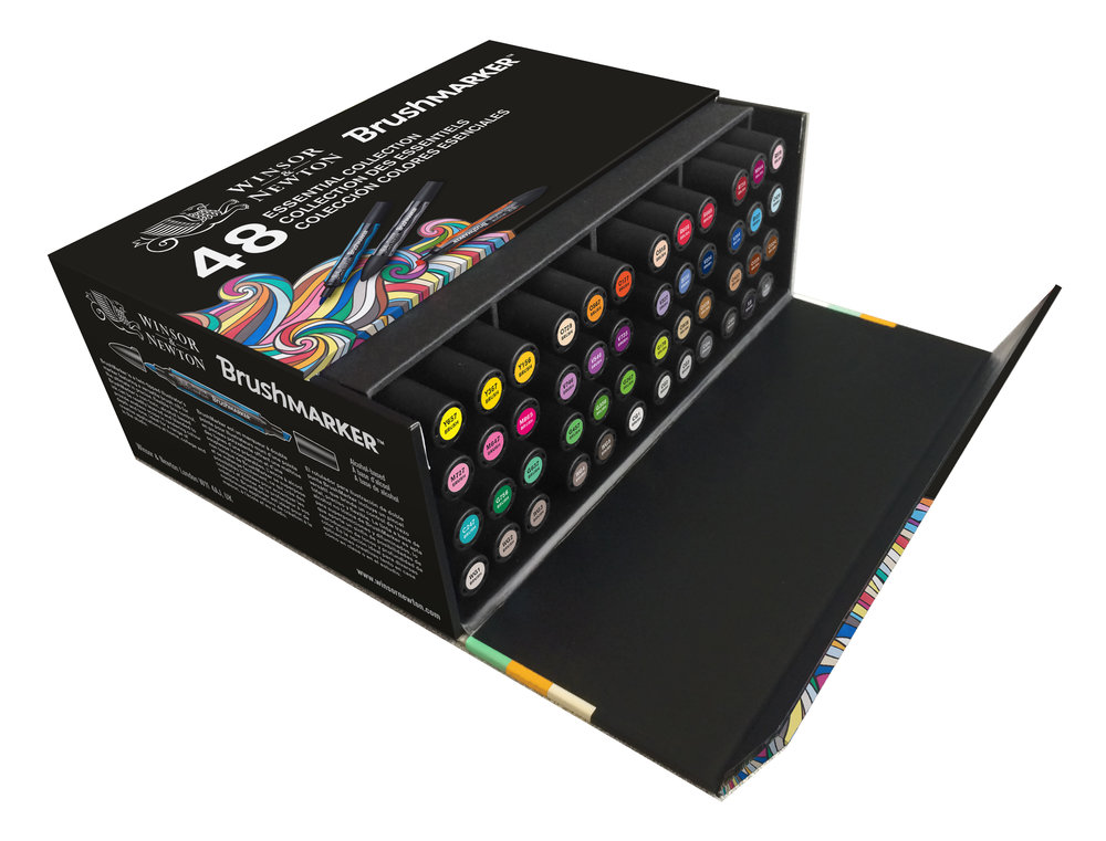 [73.5594] Set of Promarker brush markers 48 pcs Winsor Newton
