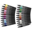 [73.5593] Winsor Newton Promarker brush marker set 24 pcs