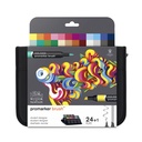 [73.5593] Winsor Newton Promarker brush marker set 24 pcs