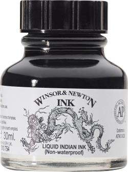 [74.6058] Winsor&Newton ink 30ml 754 Liquid Indian Ink
