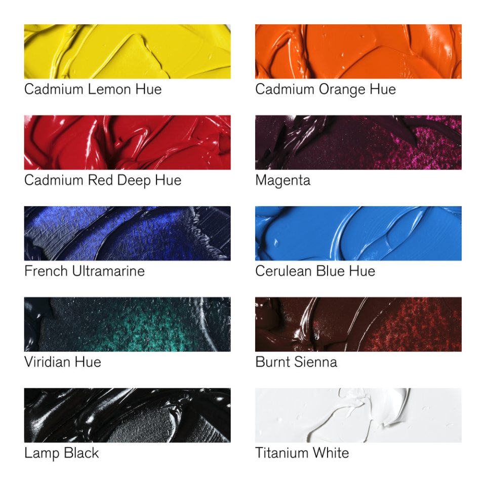 [73.1194] Set of oil paints Winton 10x12ml