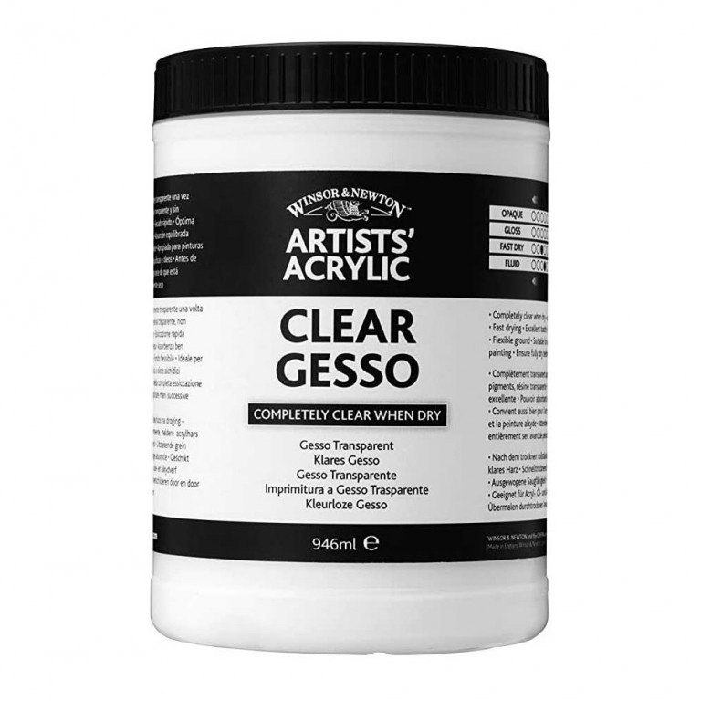 [73.5105] Transparent acrylic gesso W&N 946ml