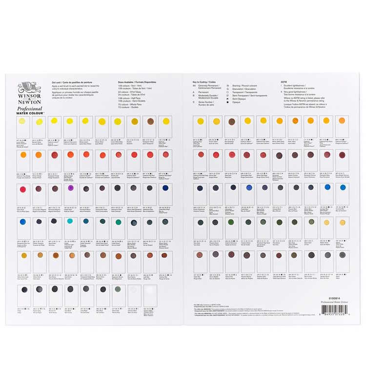 [73.4915] Dot Card Winsor & Newton complete range
