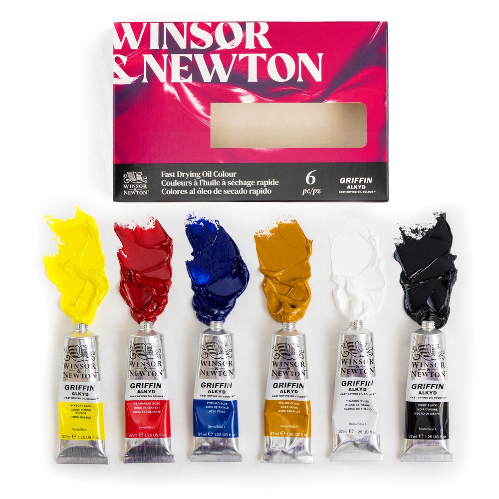 [73.1599] Griffin Alkyd Oil Colour Set 6x37ml