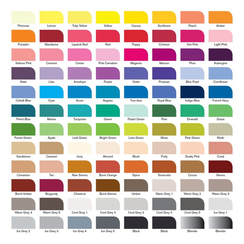 [73.5916] Large set of markers WN Promarker 96 pcs