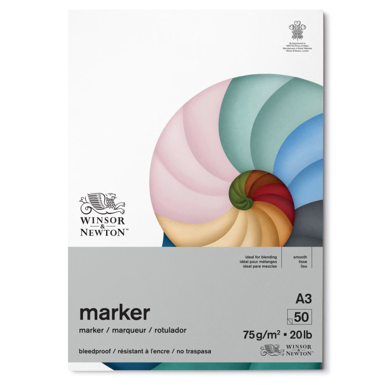 [73.7352] Pad for markers W&N Bleedproof Pad A3 75g