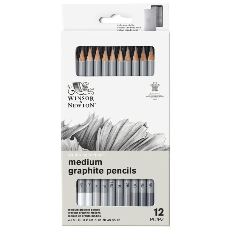 [73.5934] Pencil set WN 12 pcs Collection Graphite