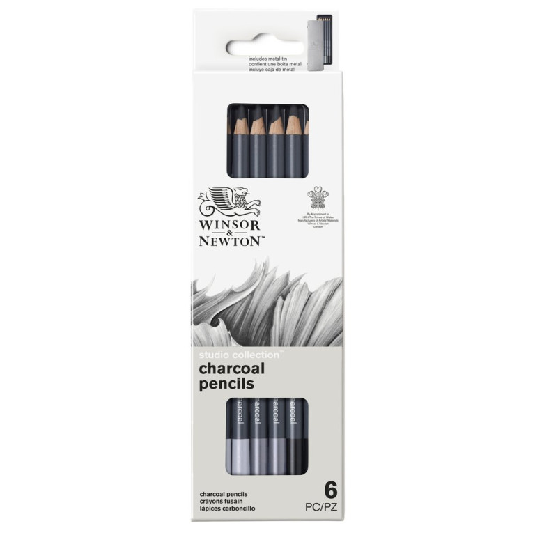 [73.5928] Pencil set WN 6 pcs Charcoal Pencils