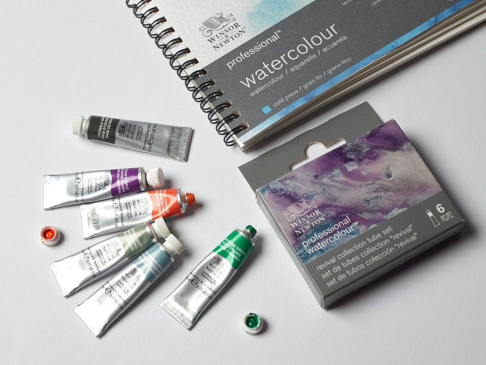 [73.4925] Revival Collection W&N Watercolour Paint Set 6x5ml