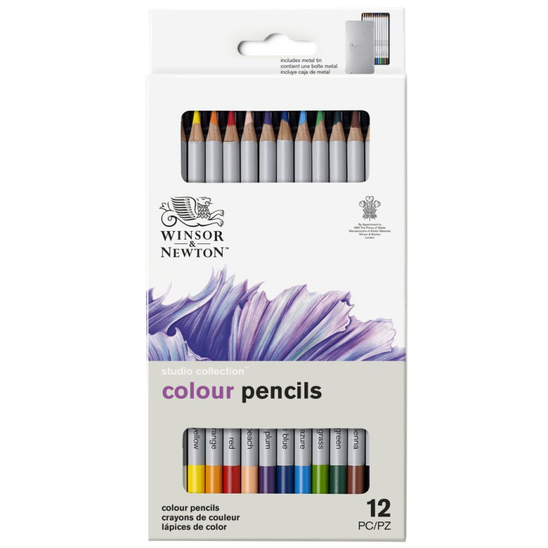 [73.5929] Set coloured pencils WN Collection 12 pcs in a metal box