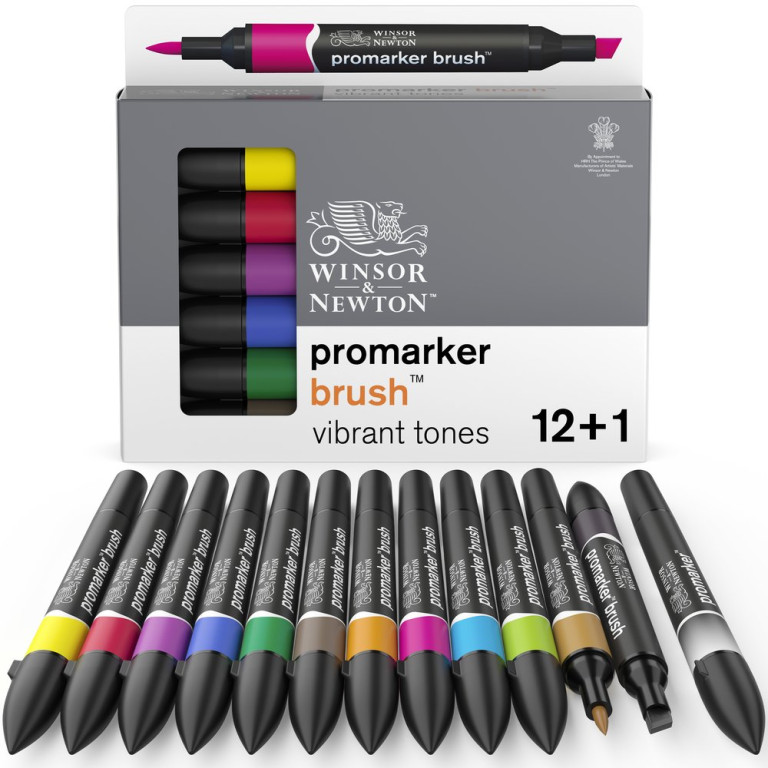 [73.5922] Set of brush markers WN Promarker 12+1pc Set 2