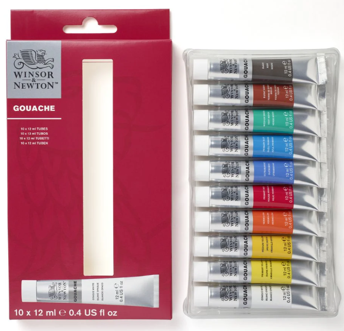 [73.1197] Set of gouache paints W&N 10x12ml