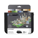 [73.5918] Set of markers WN Promarker 24 pcs Architecture