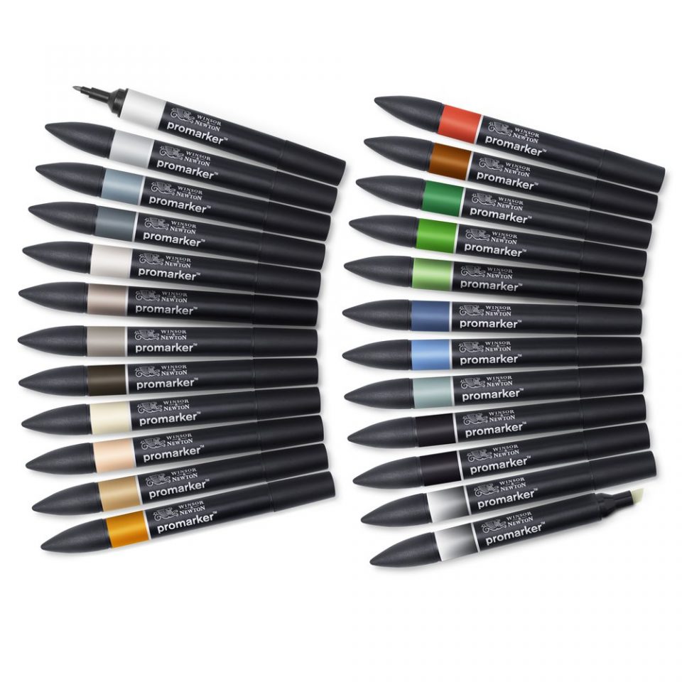 [73.5918] Set of markers WN Promarker 24 pcs Architecture