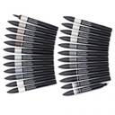 [73.5904] Set of markers WN Promarker 24 pcs Wallet Black and Greys