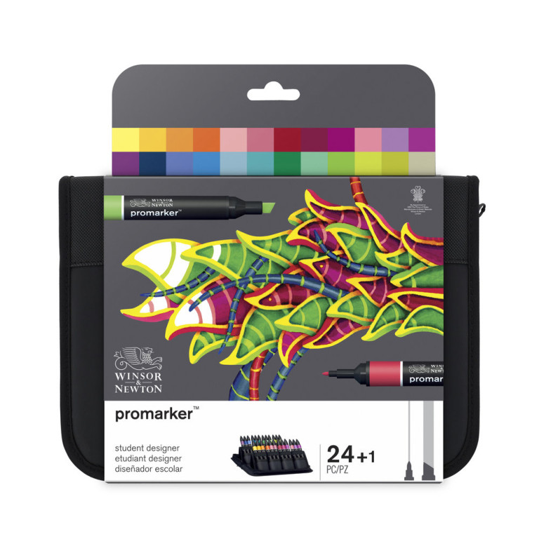 [73.5901] Set of markers WN Promarker 24 pcs Wallet Student designer