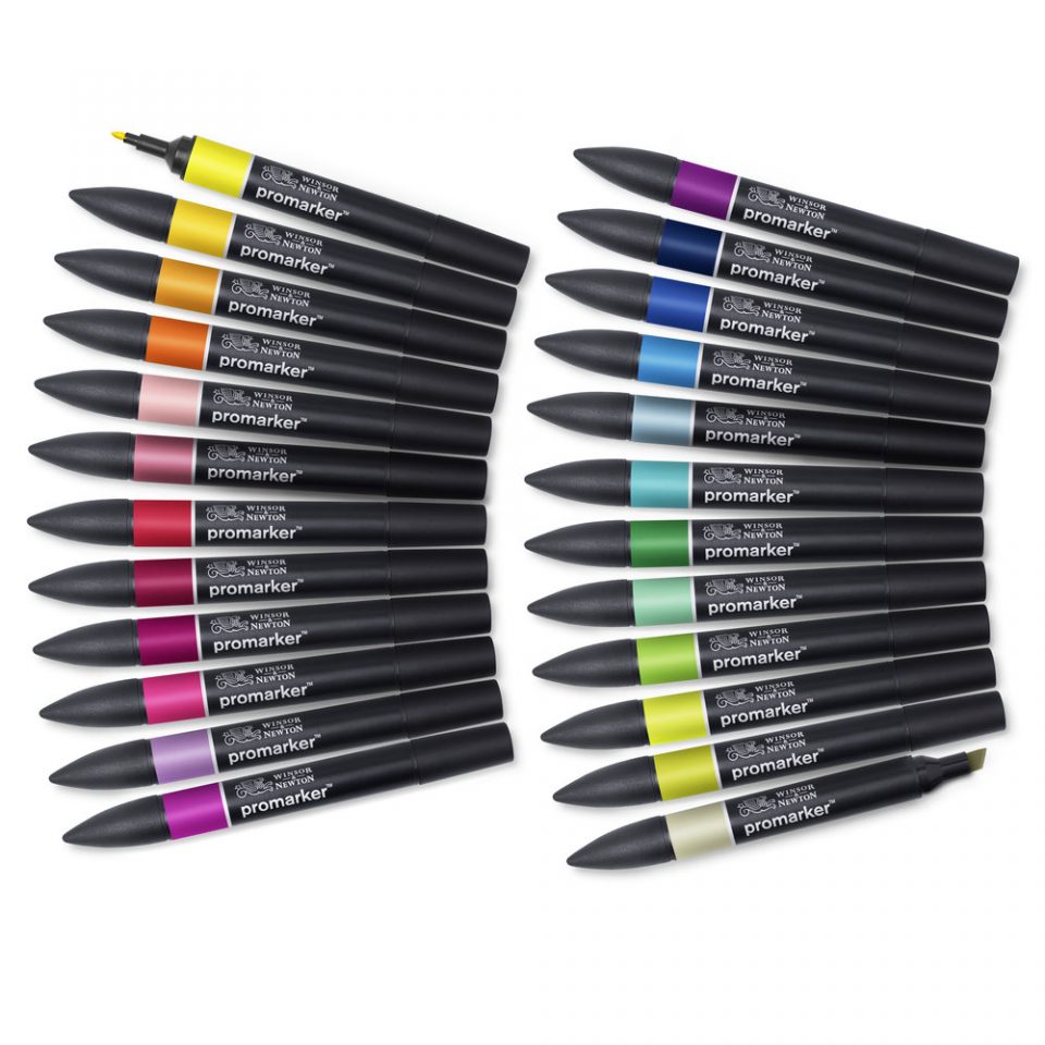 [73.5901] Set of markers WN Promarker 24 pcs Wallet Student designer