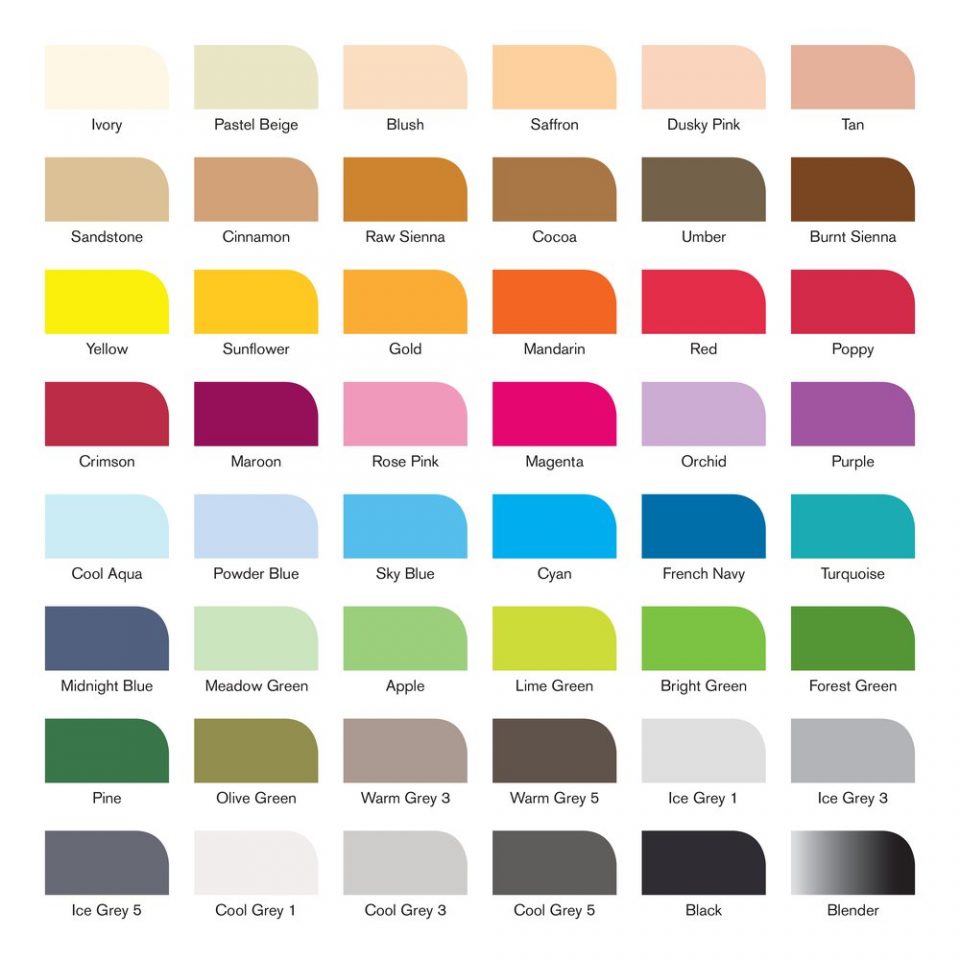 [73.5902] Set of markers WN Promarker 48 pcs Essential