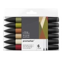 [73.5912] Set of markers WN Promarker 6 pcs Landscape 1