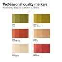 [73.5912] Set of markers WN Promarker 6 pcs Landscape 1