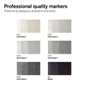 [73.5917] Set of markers WN Promarker 6 pcs Neutral Tones