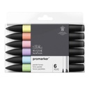 [73.5908] Set of markers WN Promarker 6 pcs Pastel Tones