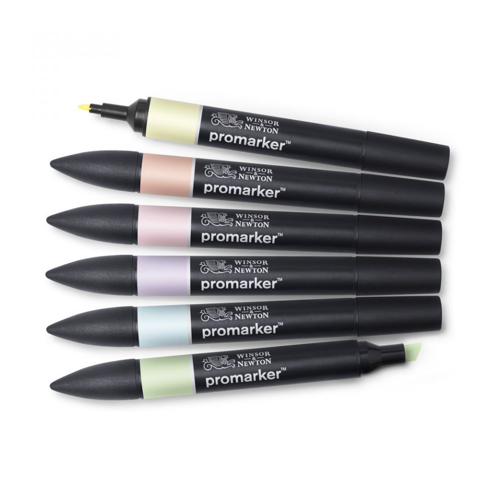 [73.5908] Set of markers WN Promarker 6 pcs Pastel Tones