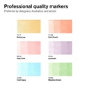[73.5908] Set of markers WN Promarker 6 pcs Pastel Tones