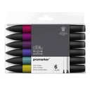 [73.5906] Set of markers WN Promarker 6 pcs Rich Tones