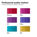 [73.5906] Set of markers WN Promarker 6 pcs Rich Tones