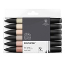 [73.5909] Set of markers WN Promarker 6 pcs Skin Tones 1