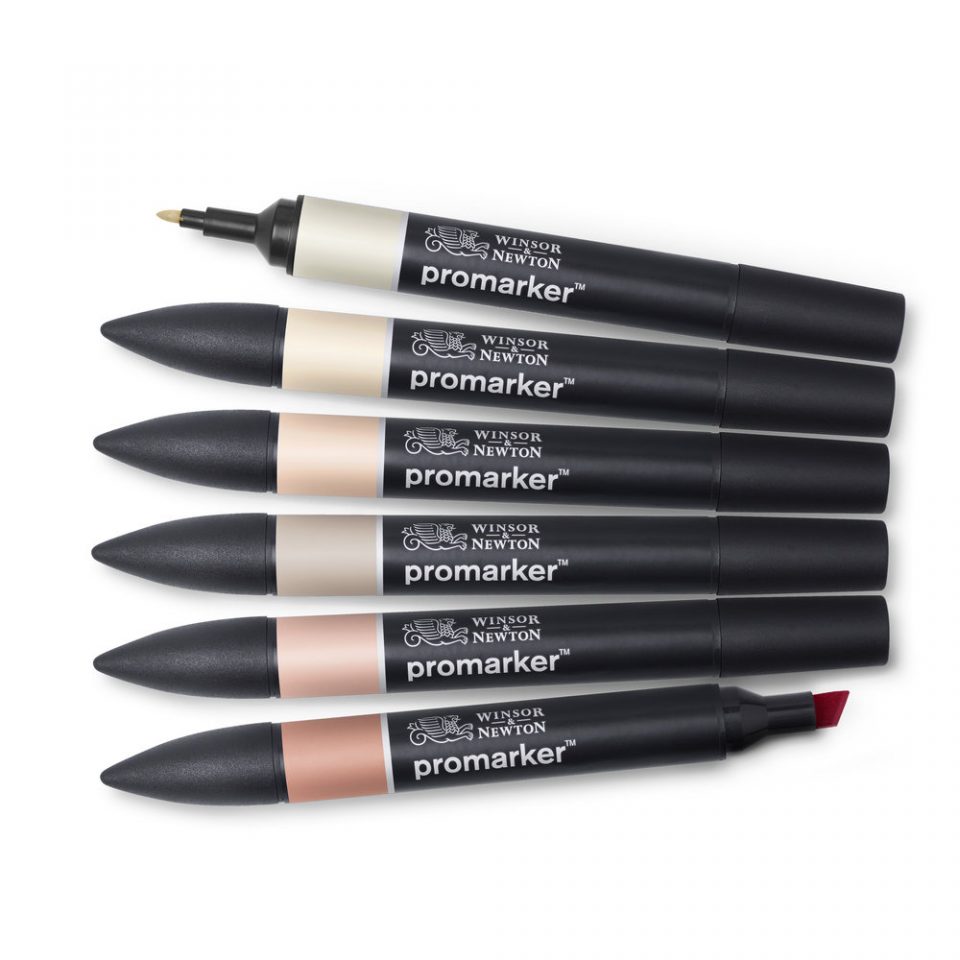 [73.5909] Set of markers WN Promarker 6 pcs Skin Tones 1
