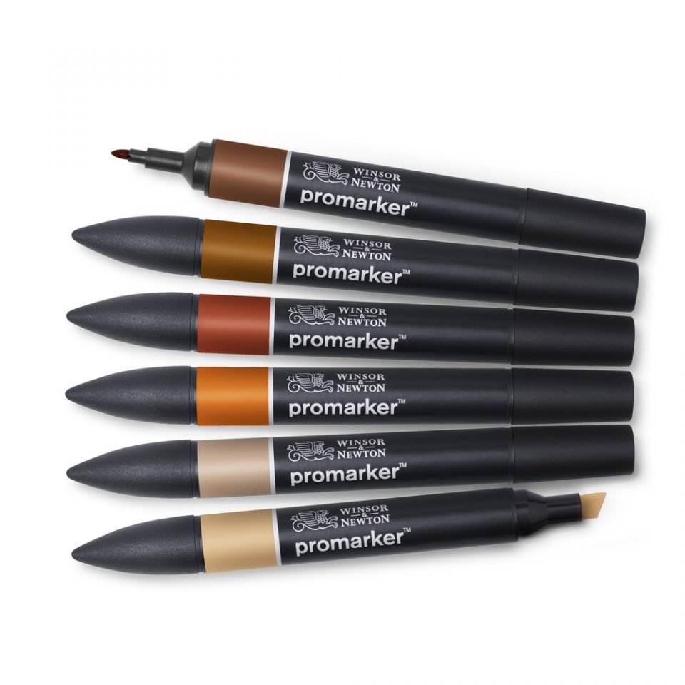 [73.5910] Set of markers WN Promarker 6 pcs Skin Tones 2