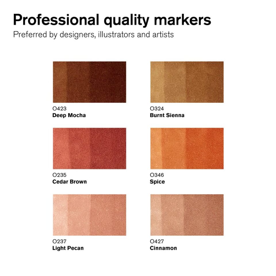 [73.5910] Set of markers WN Promarker 6 pcs Skin Tones 2