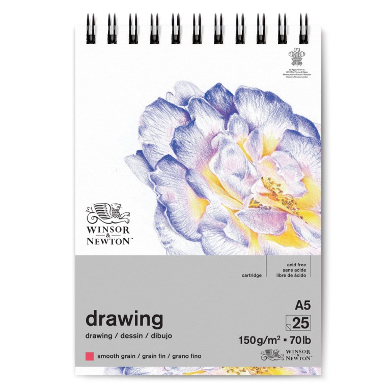 [73.7331] Sketching pad W&N Drawing pad smooth A5 150g