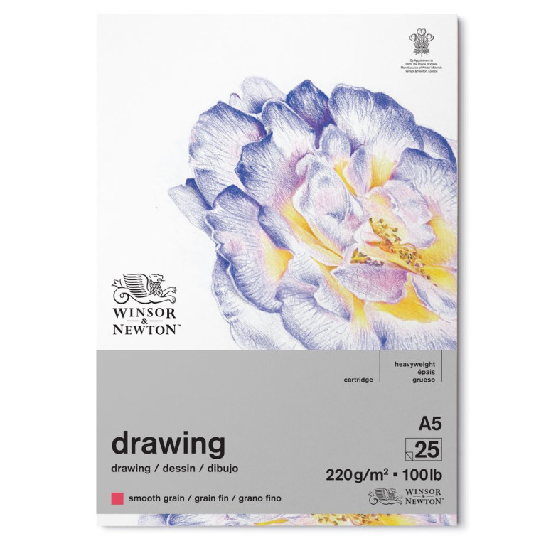 [73.7337] Sketching pad W&N Drawing pad smooth A5 220g