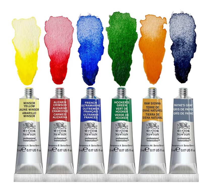 [73.4933] W&N Watercolour Paint Set 6x5ml – Foundation