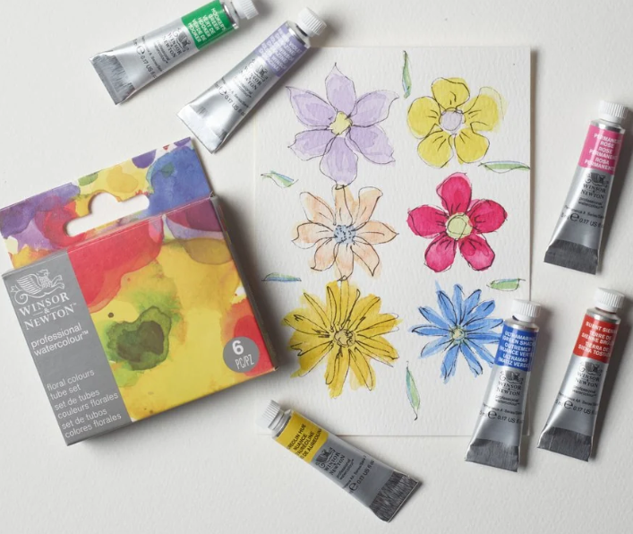 [73.4932] W&N Watercolour Set 6x5ml – Floral