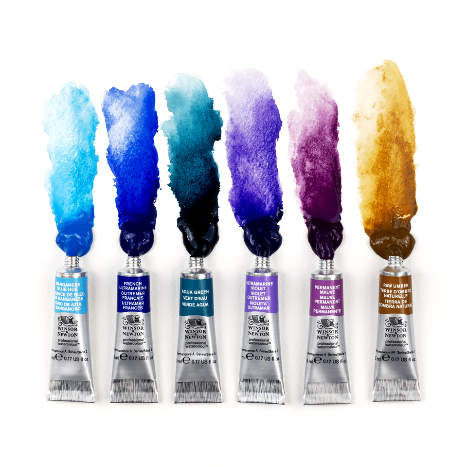 [73.4927] Watercolour paint set W&N 6x5ml – Granulation