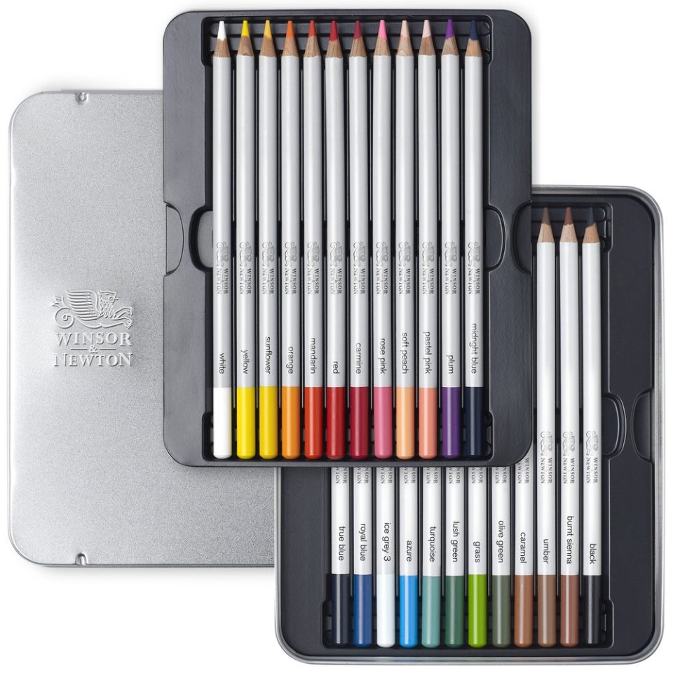 [73.5930] coloured pencils WN Collection set of 24 pcs in a metal box