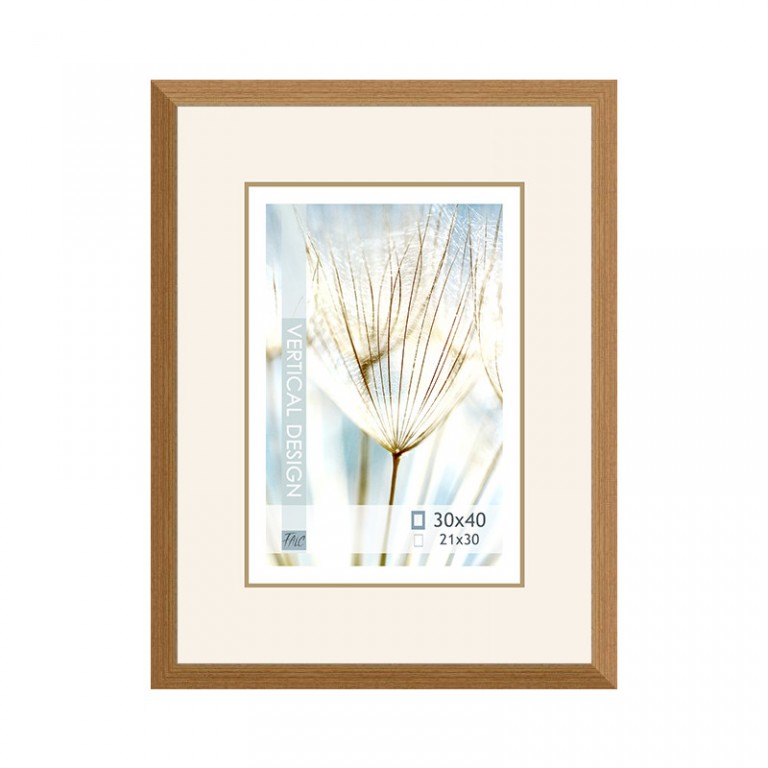 [20.8682] Brown wooden frame SW 08 – 30x40cm