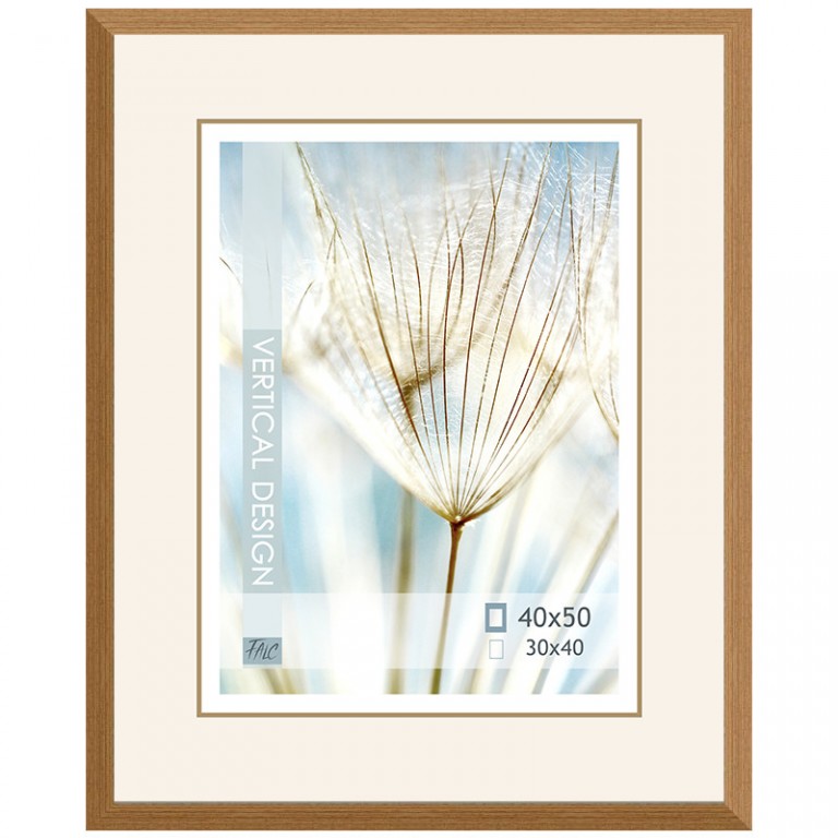 [20.8683] Brown wooden frame SW 08 – 40x50cm