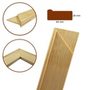 Stretcher bars / stretcher bars, massive profile 28x65mm