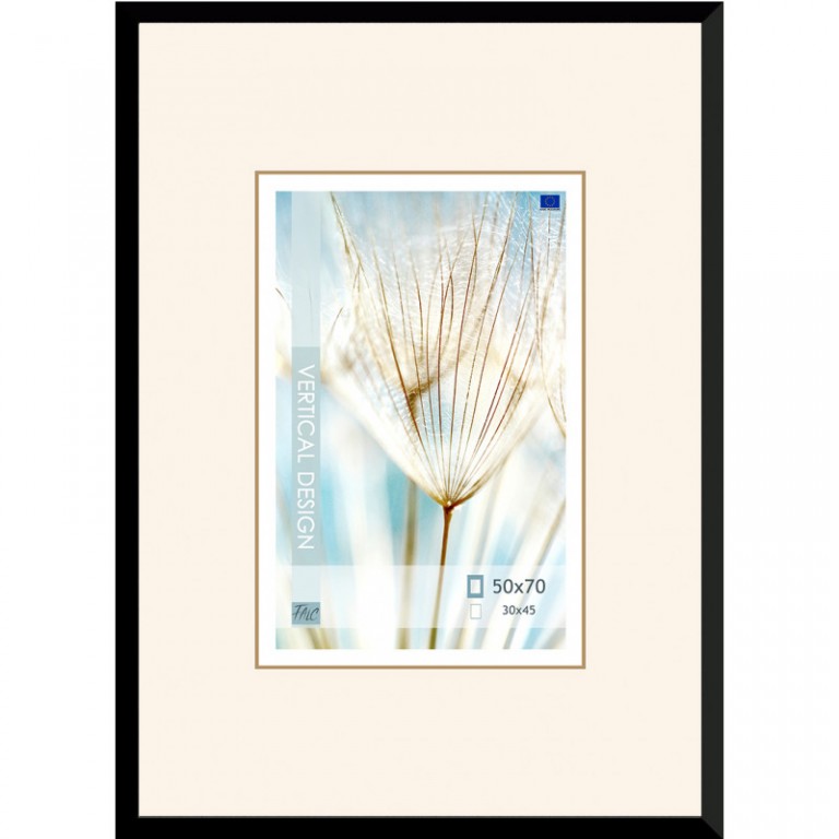 [20.8614] Wooden frame Definito black – 50x70cm