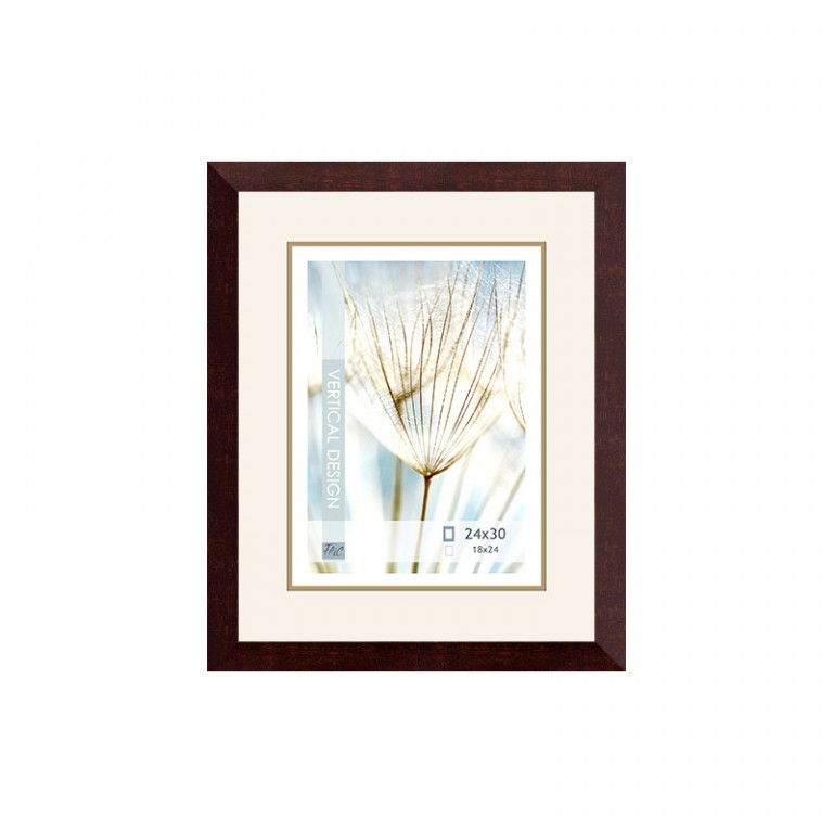 [20.8601] Wooden frame Definito dark brown – 24x30cm