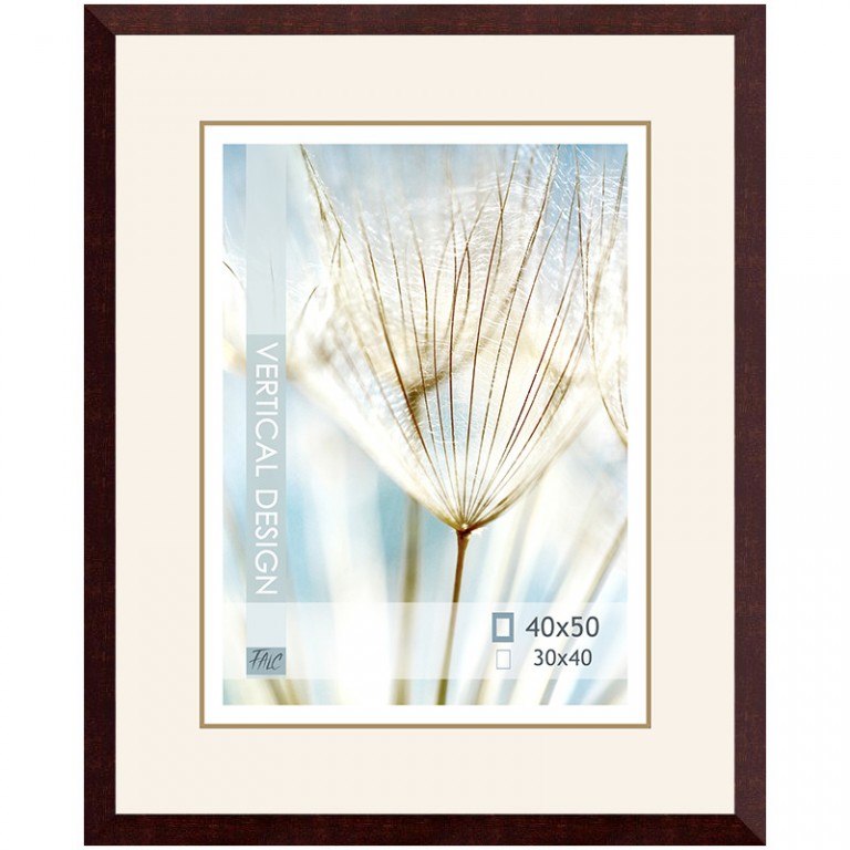 [20.8603] Wooden frame Definito dark brown – 40x50cm